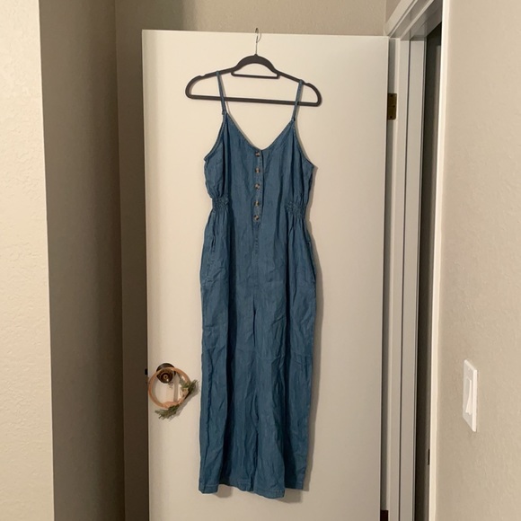 Thread and Supply denim jumpsuit, large - Picture 2 of 3